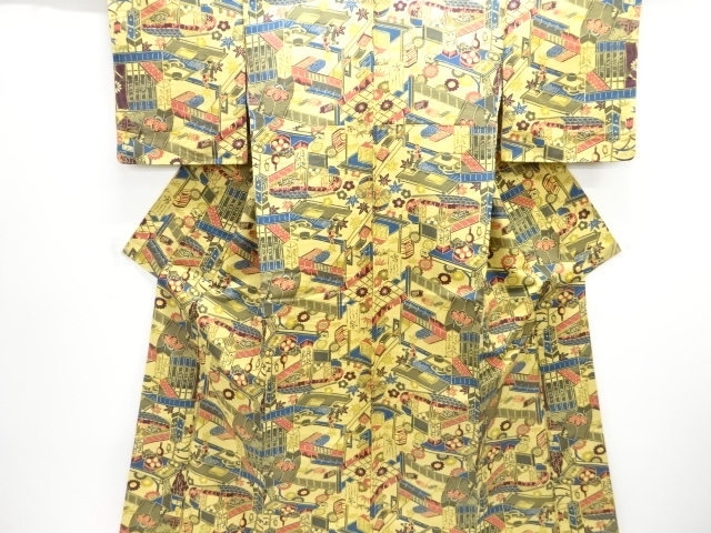 JAPANESE KIMONO / TSUMUGI / TOWNHOUSE